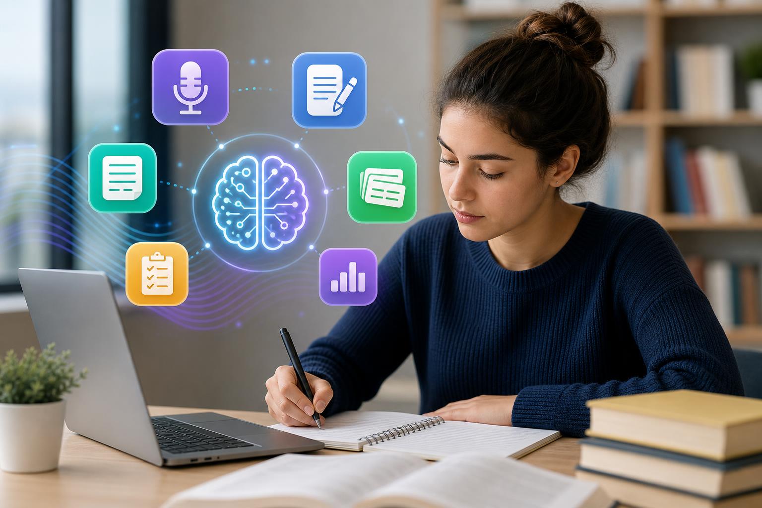 Best AI Tools for Studying From Lectures: Notes, Flashcards, and Quizzes Compared featured image