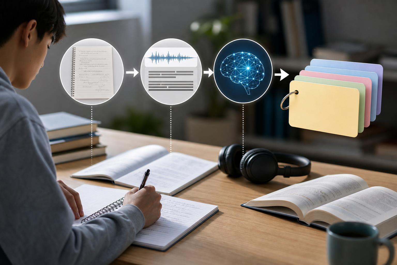 Best Ways to Create Flashcards From Lecture Notes and Recordings featured image