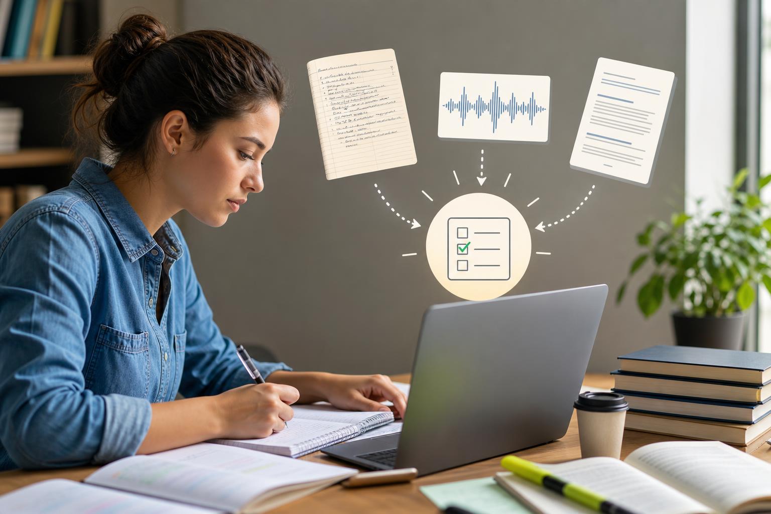 How to Create Practice Quizzes From Class Notes and Lectures featured image
