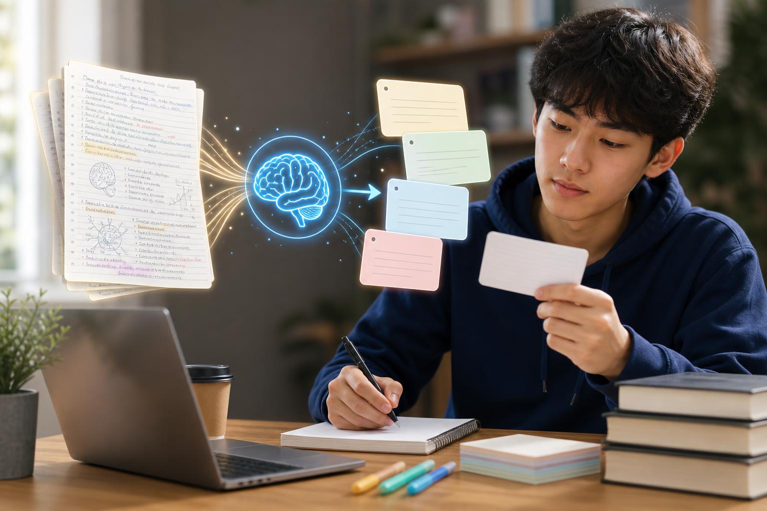 How to Make Flashcards From Lecture Notes With AI featured image